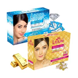 Lilium Diamond & Gold Facial Kit For Nourishes Skin & Rejuvenate - 30g Each-9