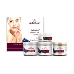 Vedicline Bio Rhythm Anti Aging Skin Care Facial Kit - 350ml-48