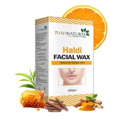 7 DAYS Natural Haldi Facial Wax With Multani Mitti - 200g-2