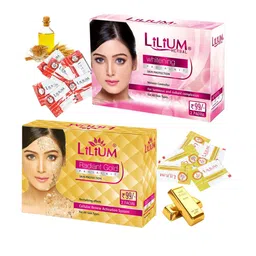 Lilium Gold & Whitening Facial Kit For Cellular Renew Activation System - 60g Each-image-97