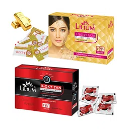 Lilium D-Oxy Tan & Gold Facial Kit For Cellular Renew Activation System - 60g Each-9