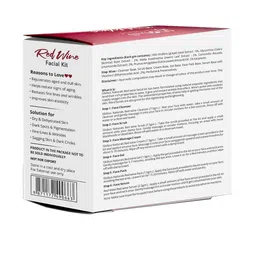 Globus naturals Set Of 2 Red Wine 6 Step Facial Kit For Anti-Ageing - 40g Each image 4