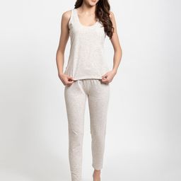 ARMISTO Women Off White Solid Stretchable Cotton Thermal Set-image-103