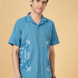 7 Alt by Pantaloons Ethnic Motifs Embroidered Cotton Casual Shirt-picture-44
