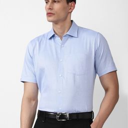 Van Heusen Men Blue Formal Shirt-image-64