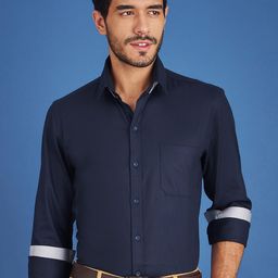 LOUIS STITCH Comfort Fit Spread Collar Cotton Formal Shirt-image-97