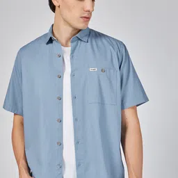 Wrangler Relaxed Spread Collar Casual Shirt-image-19
