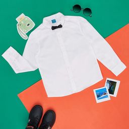 YU by Pantaloons Boys Classic Cotton Casual Shirt With Bow-image-88