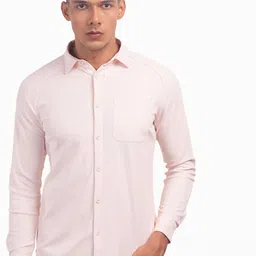 Harfun Men Spread Collar Solid Casual Shirt-picture-16