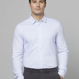 Celio Spread Collar Cotton Classic Regular Fit Shirt-image-93