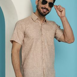 Indian Needle Classic Cotton Casual Shirt-image-90
