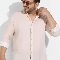 Instafab Plus Classic Spread Collar Cotton Casual Shirt-image-92