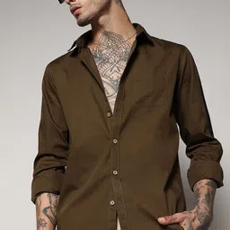 Campus Sutra Classic Cotton Casual Shirt-picture-28