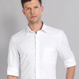 AD By Arvind Classic Spread Collar Long Sleeves Cotton Casual Shirt-image-57