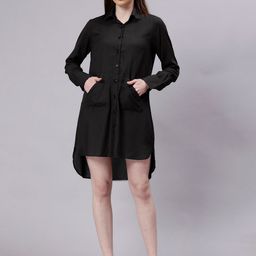ENTELLUS Women Comfort Slim Fit Opaque Casual Shirt-image-81