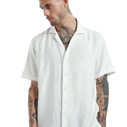 Banana Club Premium Slim Fit Cuban Collar Casual Shirt-image-8