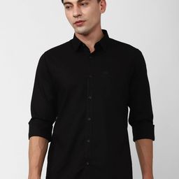 Peter England Casuals Slim Fit Opaque Pure Cotton Casual Shirt-image-27