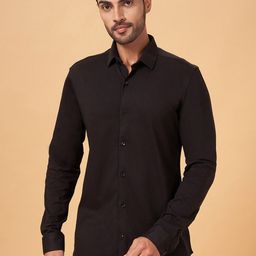 BYFORD by Pantaloons Self Design Textured Slim Fit Casual Shirt-image-29