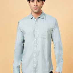 BYFORD by Pantaloons Slim Fit Spread Collar Cotton Casual Shirt-picture-5
