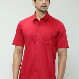 Indian Terrain Chiseled Slim Fit Opaque Casual Shirt-image-75