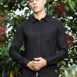 Provogue Spread Collar Slim Fit Cotton Casual Shirt-image-89
