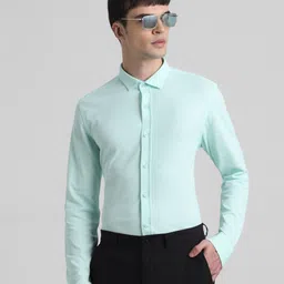 Jack & Jones Slim Fit Opaque Cotton Casual Shirt-picture-19
