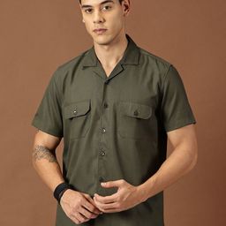 INVICTUS Original Slim Fit Cuban Collar Casual Shirt-picture-28