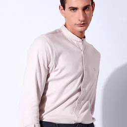 Markle Moro Mandarin Collar Opaque Casual Shirt-image-13