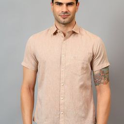 Cantabil Comfort Cotton Linen Casual Shirt-image-94