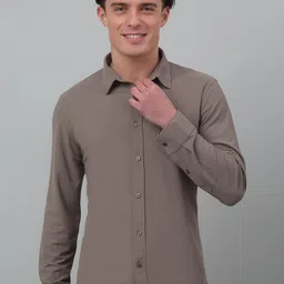 Cantabil Comfort Spread Collar Casual Shirt-image-26