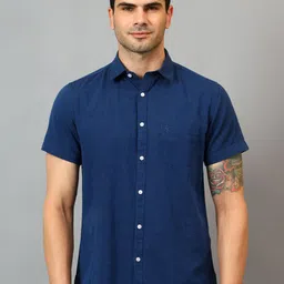 Cantabil Comfort Cotton Linen Casual Shirt-picture-8
