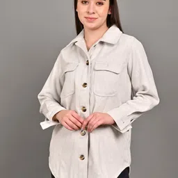 NoBarr Comfort Spread Collar Oversized Shacket-picture-23