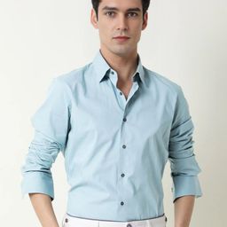 MISCHIEF MONKEY Classic Tailored Fit Cotton Casual Shirt-picture-25