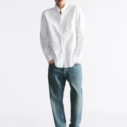 MISCHIEF MONKEY Men Classic Tailored Fit Opaque Casual Shirt-image-82