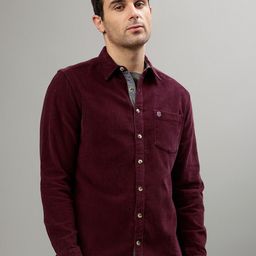 Iconic Spread Collar Pure Cotton Casual Shirt-image-72