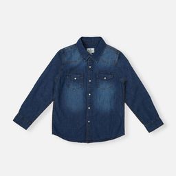Pepe Jeans Boys Spread Collar Long Sleeves Faded Opaque Cotton Casual Shirt-image-32