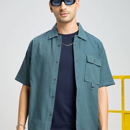 Beyoung Men Solid Spread Collar Casual Shirt-image-59