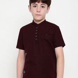 Octave Boys Opaque Casual Shirt-image-10