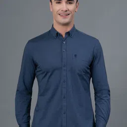 Red Tape Button Down Collar Casual Shirt-image-7