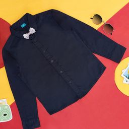 YU by Pantaloons Boys Cotton Classic Casual Shirt With Bow-image-73
