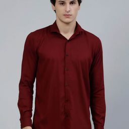 JADEBERRY Standard Spread Collar Cotton Casual Shirt-image-96