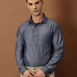 INVICTUS Men Solid Spread Collar Formal Shirt-image-54