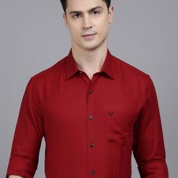 Allen Solly Spread Collar Pure Cotton Formal Shirt-picture-7