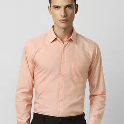 Van Heusen Slim Fit Long Sleeves Pure Cotton Formal Shirt-image-45