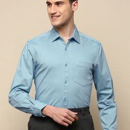 INVICTUS Standard Cotton Spread Collar Slim Fit Opaque Formal Shirt-image-56