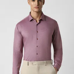 Van Heusen Men Slim Fit Opaque Formal Shirt-picture-3