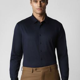 Van Heusen Men Slim Fit Opaque Formal Shirt-image-40