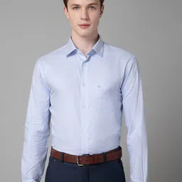 Cantabil Comfort Checked Cotton Formal Shirt-image-89