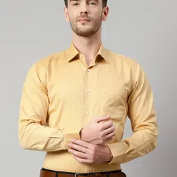Cantabil Spread Collar Cotton Formal Shirt-picture-17