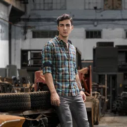 The Roadster Lifestyle Co.Men Pure Cotton Tartan Checked Casual Shirt-image-59